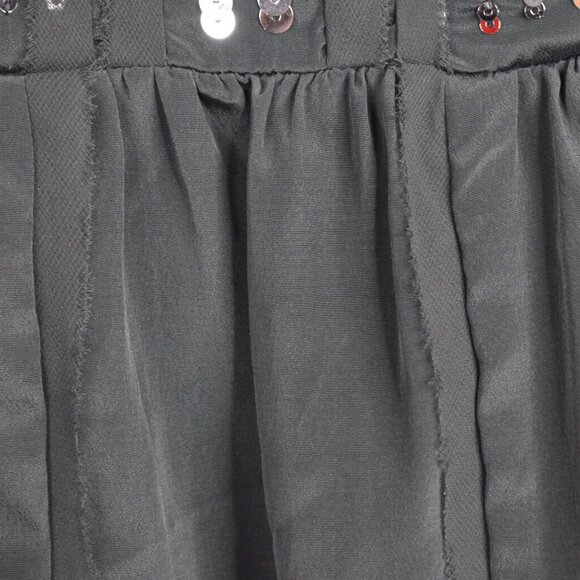 American Eagle Dress 8 Womens Sequin Strappy Gray Mini Stretch Polyester Party - Picture 3 of 9